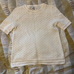 Ann Taylor Loft crocheted top